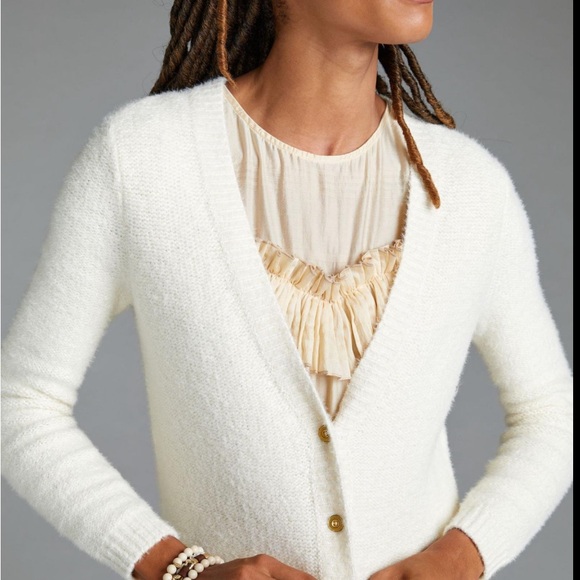 Pilcro Anthropologie Classic Longline Duster Cardigan - Picture 4 of 12